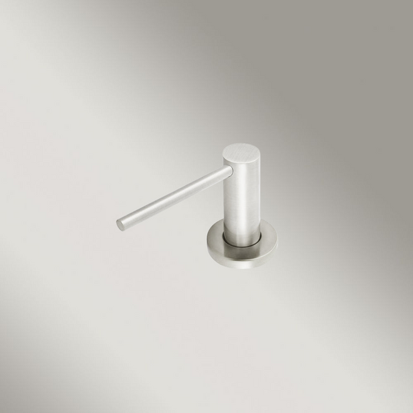 Meir Round Soap Dispenser Brushed Nickel