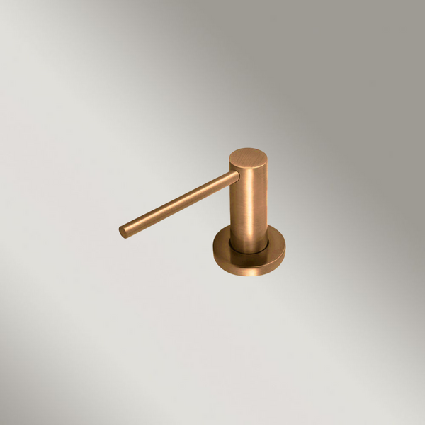Meir Round Soap Dispenser Lustre Bronze