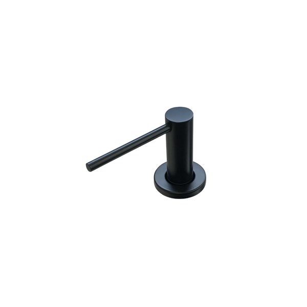 Meir Round Soap Dispenser Matte Black