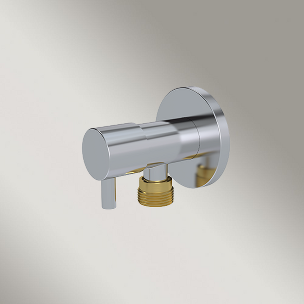 Meir Mini Stop Cistern Tap Polished Chrome
