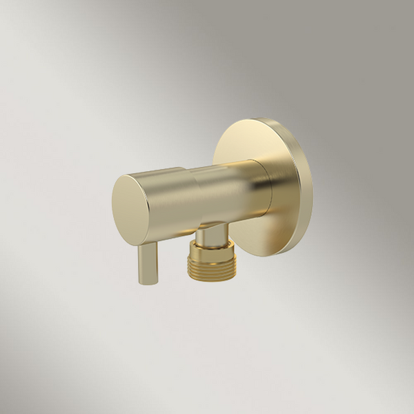 Meir Mini Stop Cistern Tap Tiger Bronze