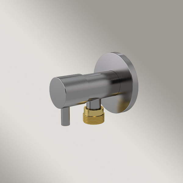 Meir Mini Stop Cistern Tap Shadow Gunmetal
