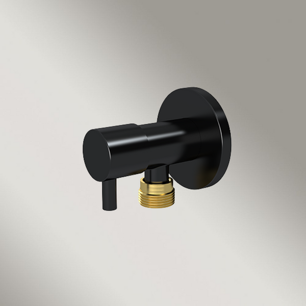 Meir Mini Stop Cistern Tap Matte Black