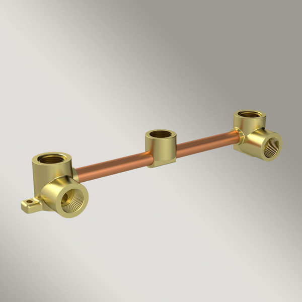 Meir Concealed In-Wall Assembly For Wall Taps Bath And Basin Matte Black