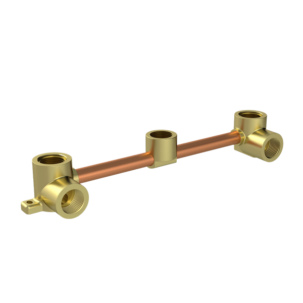 Meir Concealed In-Wall Assembly For Wall Taps Bath And Basin Matte Black