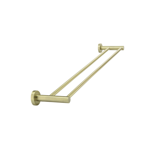Meir Round Double Towel Rail 600mm Tiger Bronze