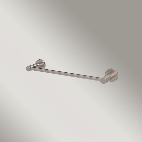 Meir Single Towel Rail 300mm Champagne