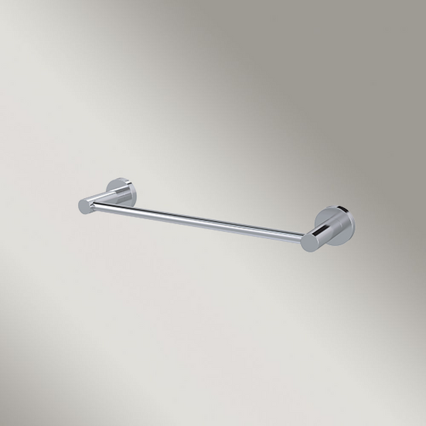 Meir Single Towel Rail 300mm Polished Chrome