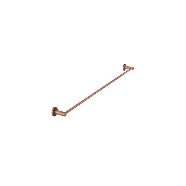 Meir Round Single Towel Rail 600mm Lustre Bronze