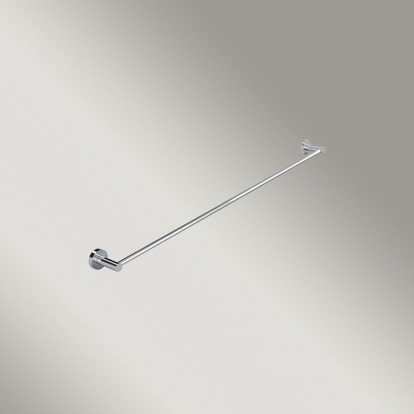 Meir Round Single Towel Rail 900mm Polished Chrome