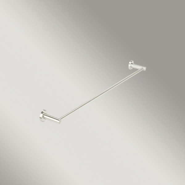 Meir Round Single Towel Rail 900mm Brushed Nickel