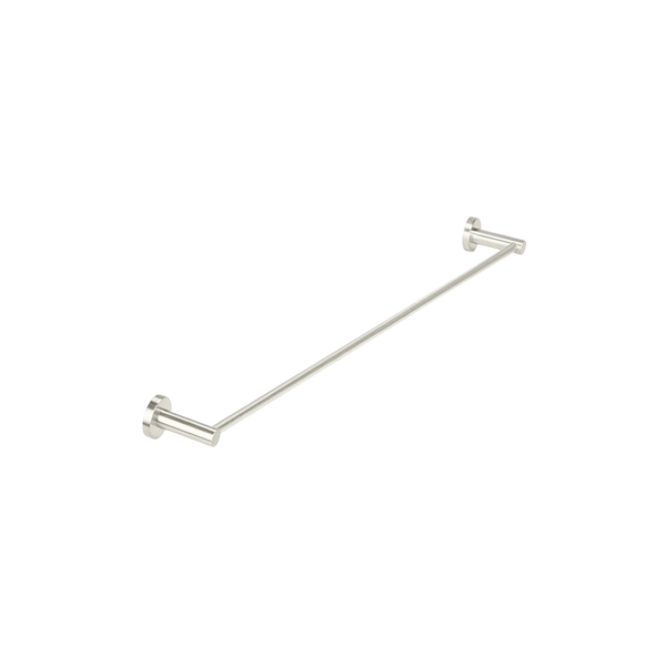 Meir Round Single Towel Rail 900mm Brushed Nickel