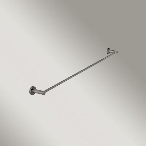 Meir Round Single Towel Rail 900mm Shadow Gunmetal