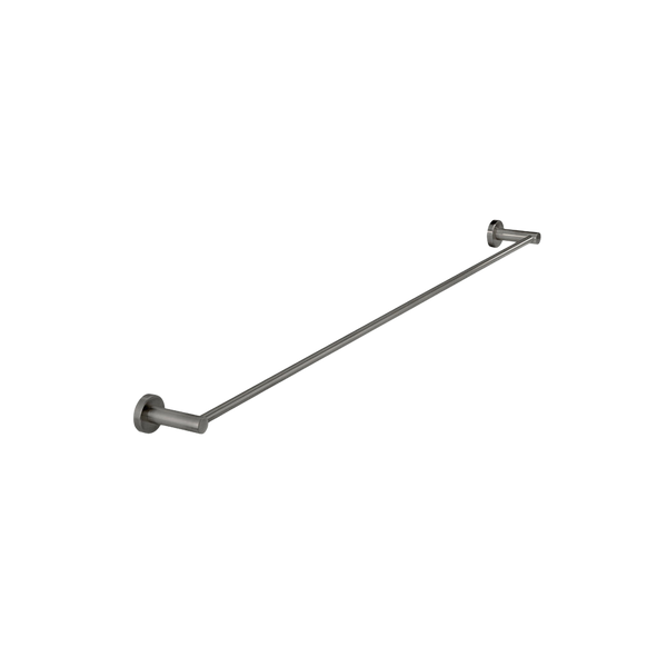 Meir Round Single Towel Rail 900mm Shadow Gunmetal