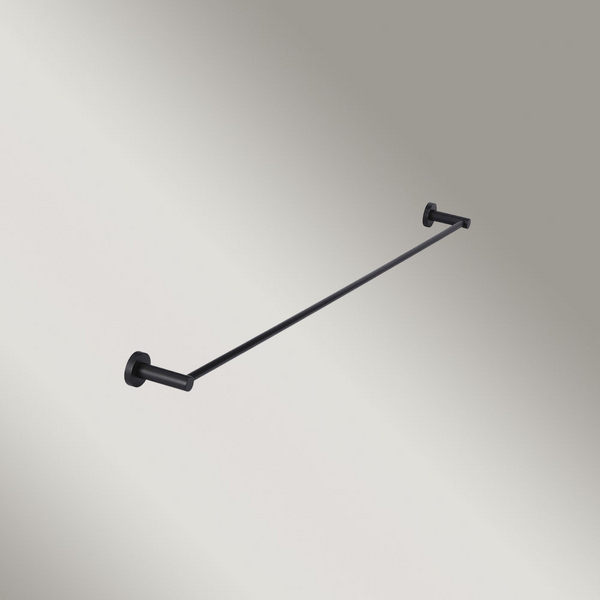 Meir Round Single Towel Rail 900mm Matte Black