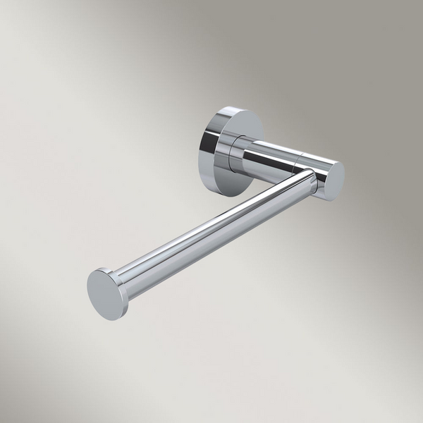 Meir Round Toilet Roll Holder Polished Chrome