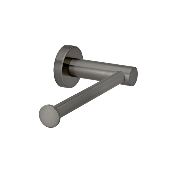 Meir Round Toilet Roll Holder Shadow Gunmetal