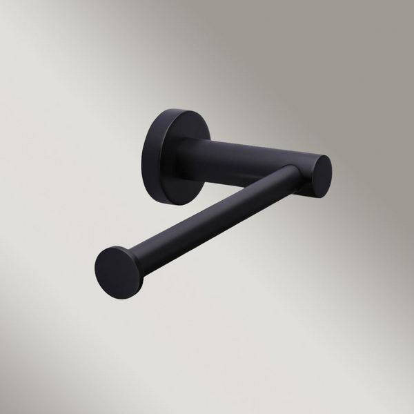 Meir Round Toilet Roll Holder Matte Black