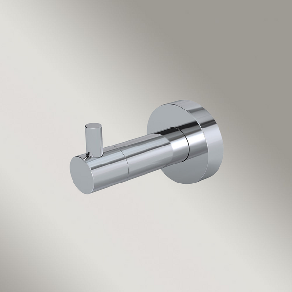 Meir Round Robe Hook Polished Chrome