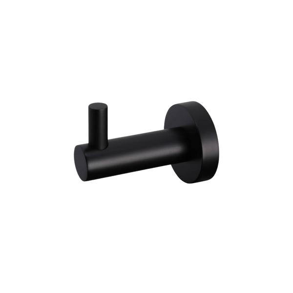 Meir Round Robe Hook Matte Black