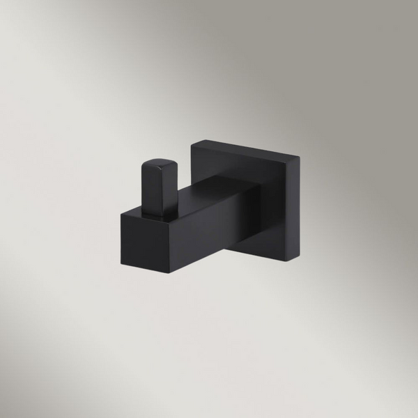 Meir Square Robe Hook Matte Black