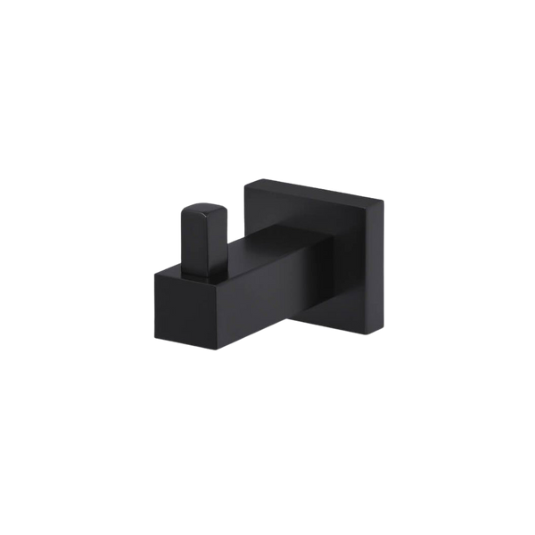 Meir Square Robe Hook Matte Black