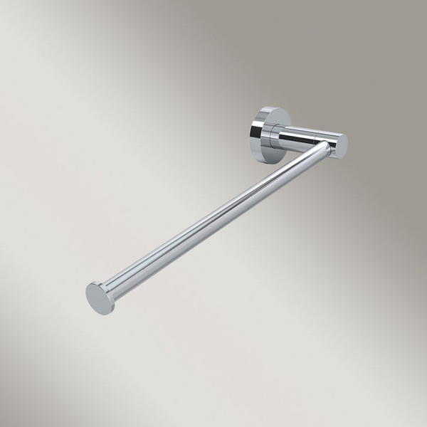 Meir Round Guest Towel Rail Polished Chrome