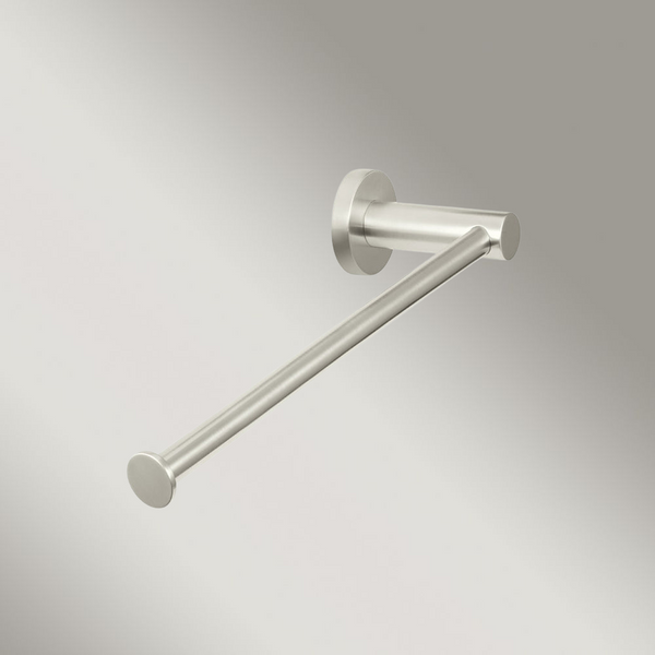 Meir Round Guest Towel Rail Brushed Nickel