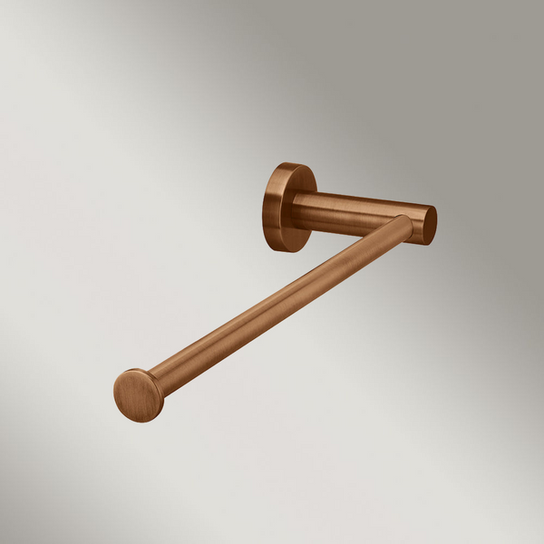 Meir Round Guest Towel Rail Lustre Bronze