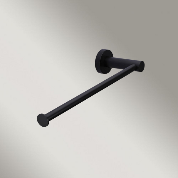 Meir Round Guest Towel Rail Matte Black