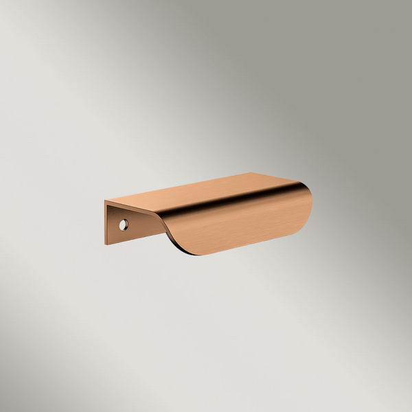 Meir Oppen Edge-Pull 75mm Cabinet Handle Lustre Bronze