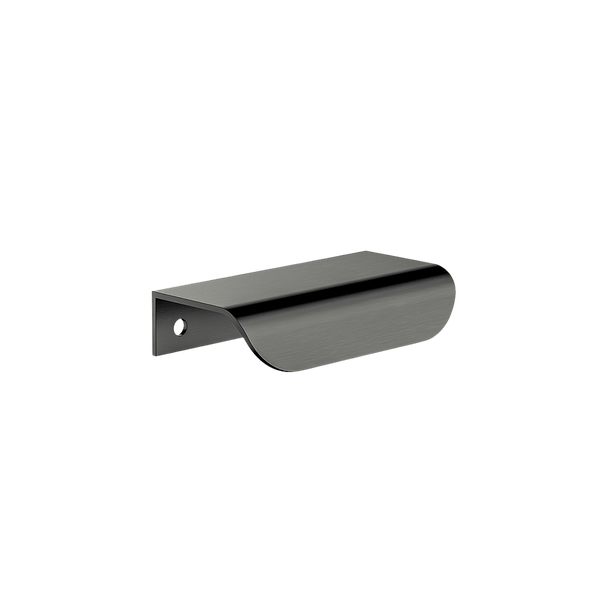 Meir Oppen Edge-Pull 75mm Cabinet Handle Shadow Gunmetal