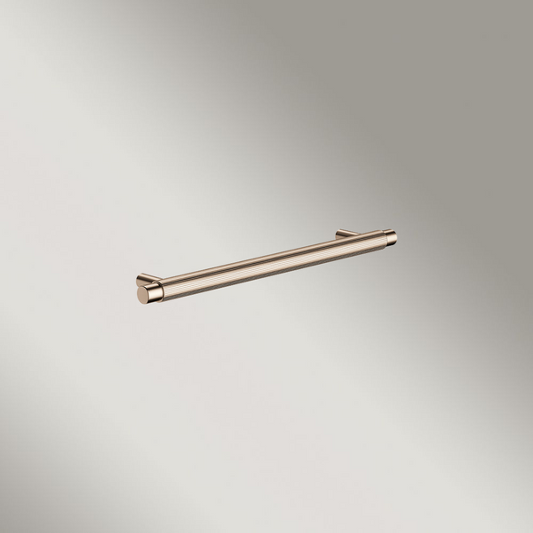 Meir Oppen Round Pull 200mm Cabinet Handle Linear Champagne