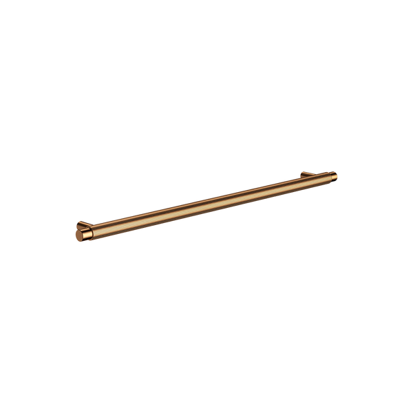 Meir Oppen Round Pull 328mm Cabinet Handle Linear Lustre Bronze