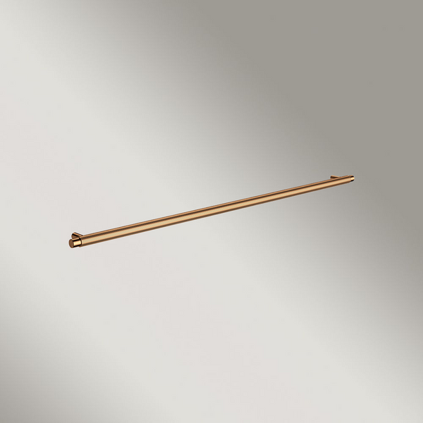 Meir Oppen Round Pull 520mm Cabinet Handle Linear Lustre Bronze