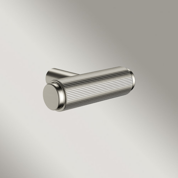 Meir Oppen T-Pull Cabinet Handle Linear Brushed Nickel