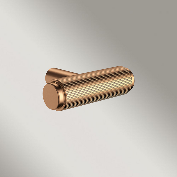 Meir Oppen T-Pull Cabinet Handle Linear Lustre Bronze