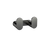 Meir Curvae Double Robe Hook Shadow Gunmetal
