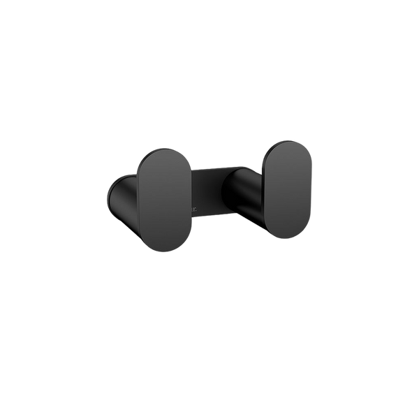 Meir Curvae Double Robe Hook Matte Black