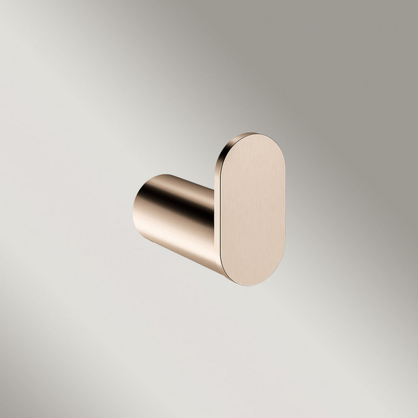 Meir Curvae Single Robe Hook Champagne
