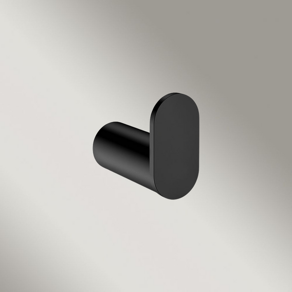 Meir Curvae Single Robe Hook Matte Black