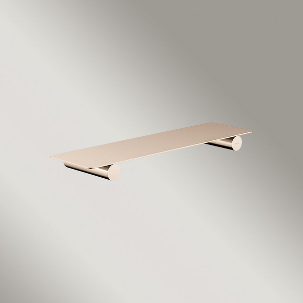 Meir Curvae Shower Shelf 400mm Champagne