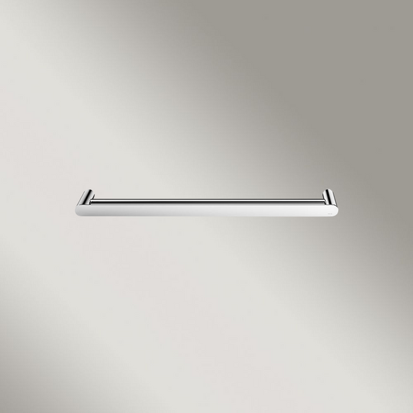 Meir Curvae Double Towel Rail 600mm Polished Chrome