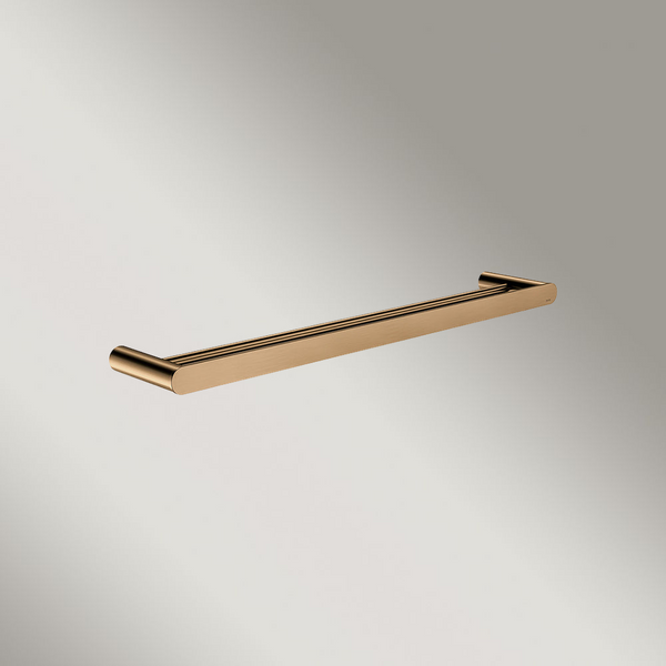 Meir Curvae Double Towel Rail 600mm Lustre Bronze