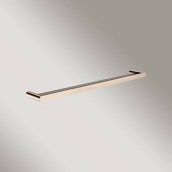 Meir Curvae Double Towel Rail 800mm Champagne