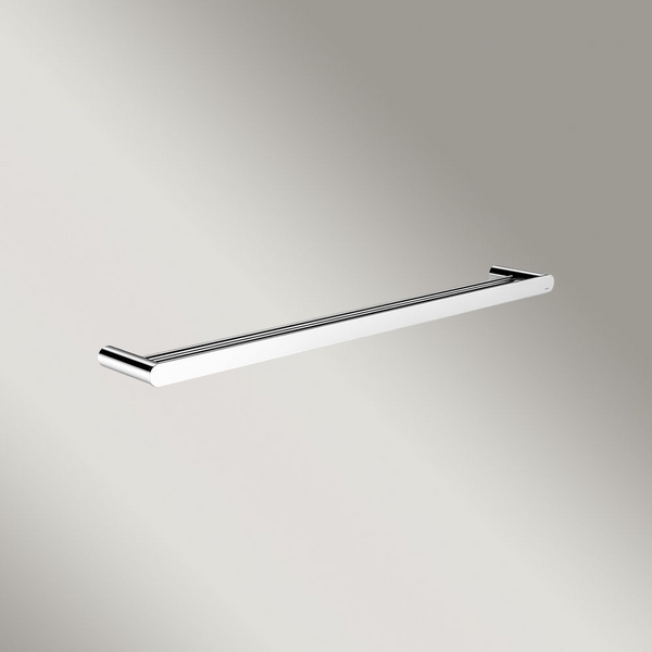Meir Curvae Double Towel Rail 800mm Polished Chrome