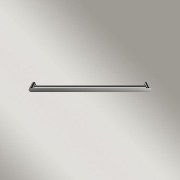 Meir Curvae Double Towel Rail 800mm Shadow Gunmetal