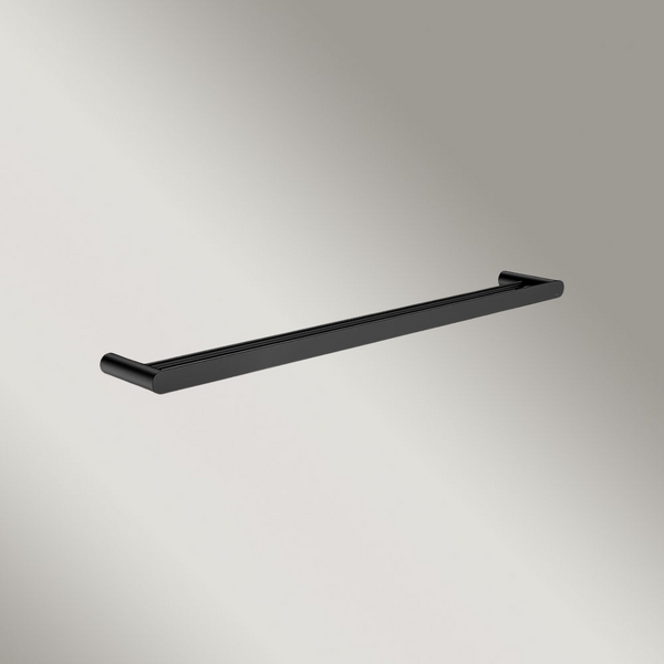 Meir Curvae Double Towel Rail 800mm Matte Black