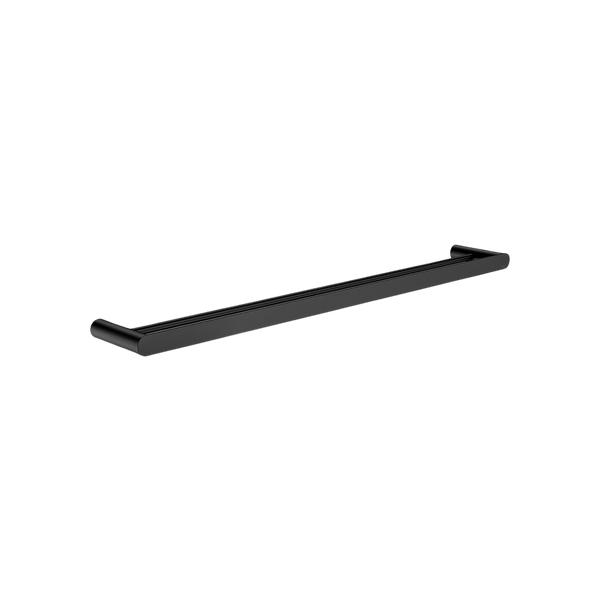 Meir Curvae Double Towel Rail 800mm Matte Black