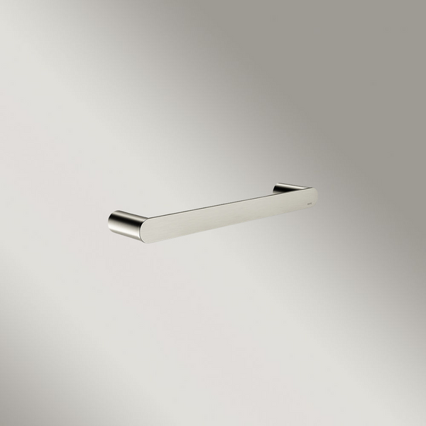 Meir Curvae Single Towel Rail 300mm Brushed Nickel